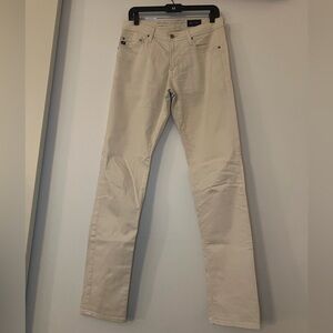 29x34 AG Adriano Goldschmied Men's Light Khaki Chinos